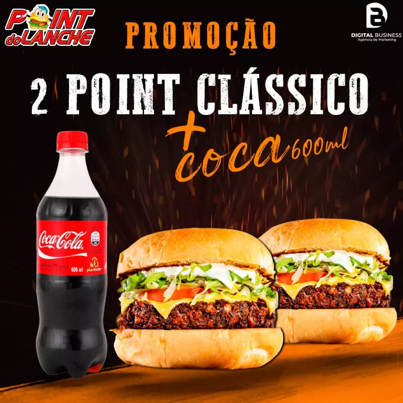 2 point classico + 1 coca 600
