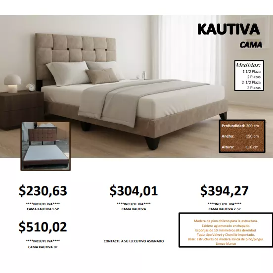 KAUTIVA CAMA
