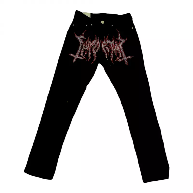 HEAVYGLOOM RHINESTONE JEANS