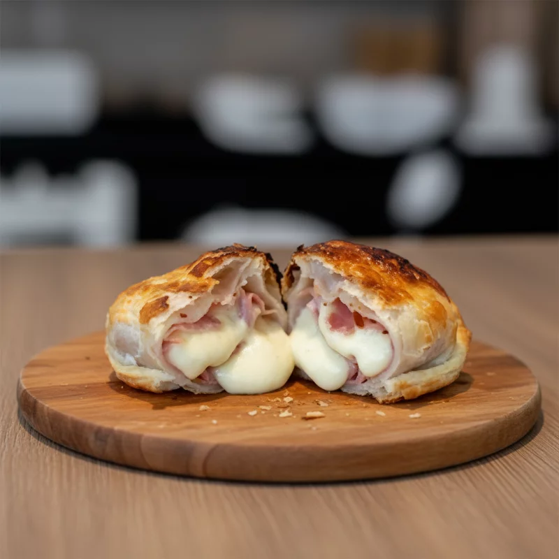 Empanada de jamón y queso