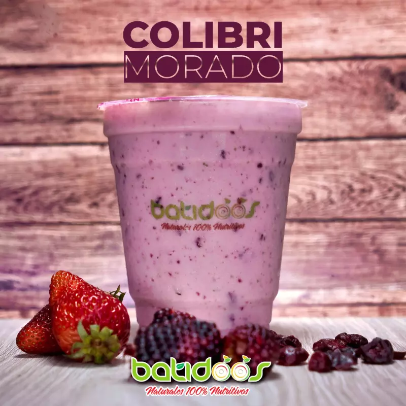 Blueberris+fresas+crema de coco