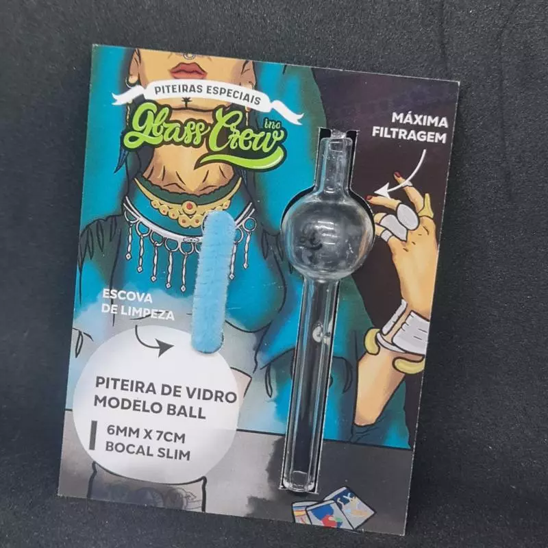 Piteira de Vidro Glascrew Ball