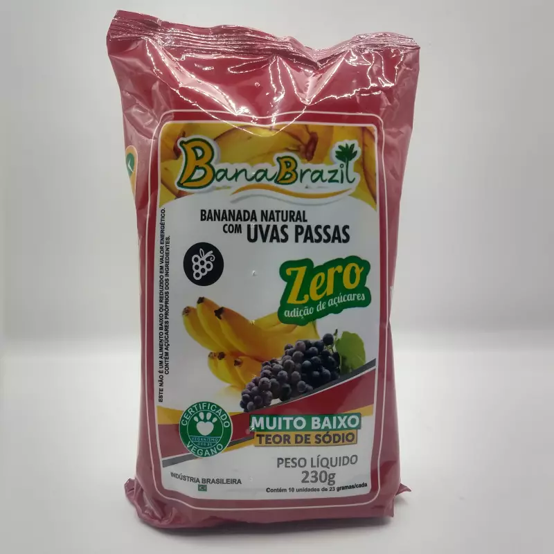 1620 - Banana Brasil com Uva Passas