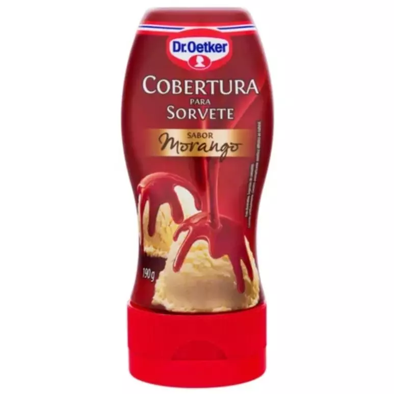 Cobertura Dr. Oetker Morango 190g