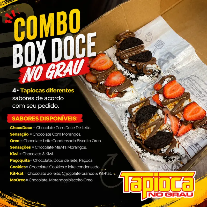 Box 4•Tapiocas Doce Mini