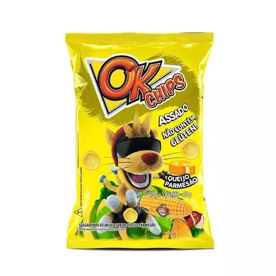 PIPOCA OK QUEIJO PARMESÃO C/10UND