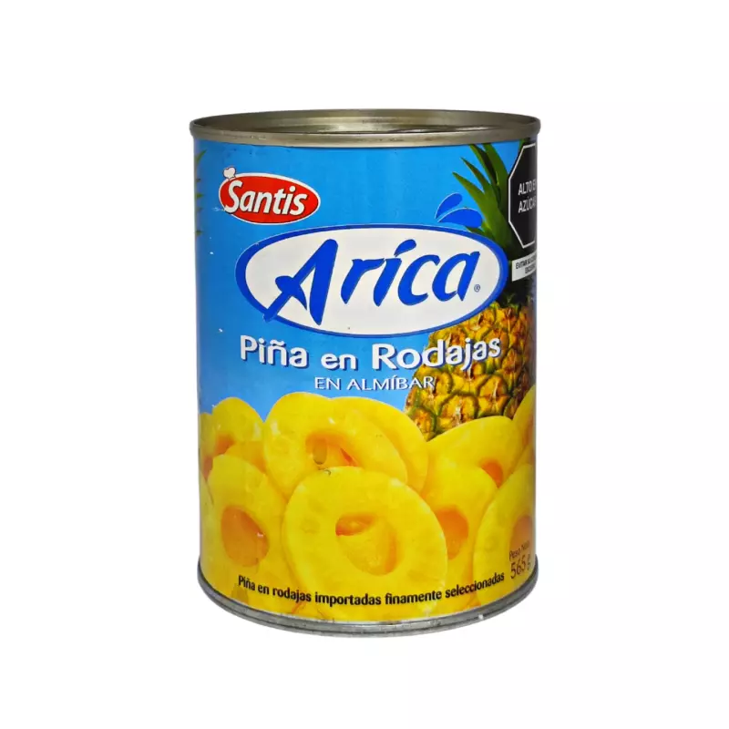 PIÑA EN RODAJAS EN ALMIBAR 340 G