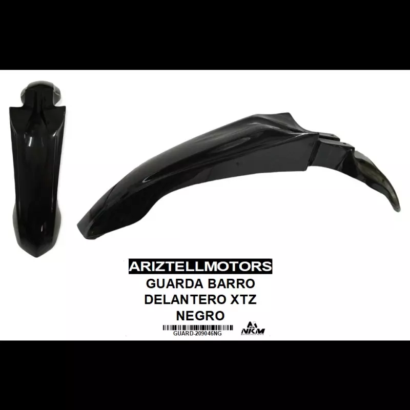 GUARDA BARRO DELANTERO XTZ NEGRO IN