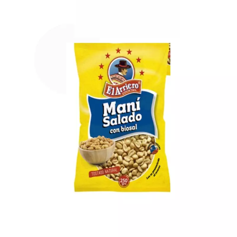 Mani Salado Extra El Arriero 250 Grs