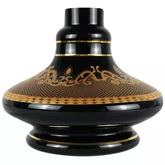 Vaso Pequeno MD Preto c Dourado