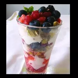 helado c/frutos rojos