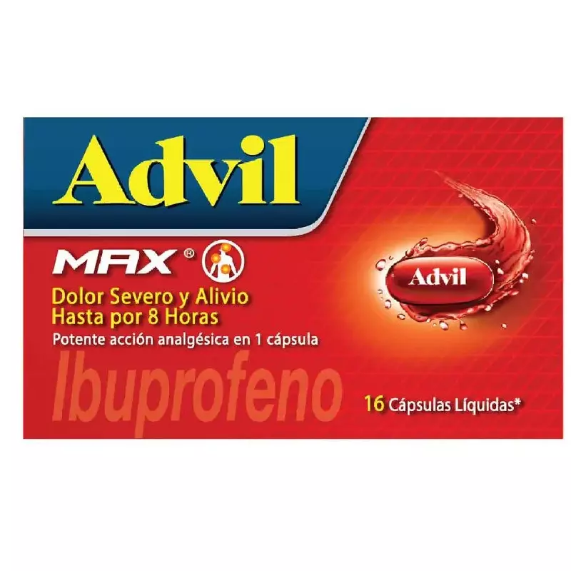 ADVIL MAX X 16 CAPSULAS