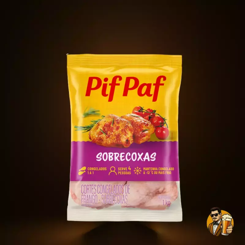 Sobrecoxa de frango bandeja