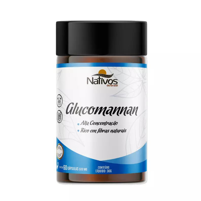 Glucomanann - Nativos 60caps 500mg