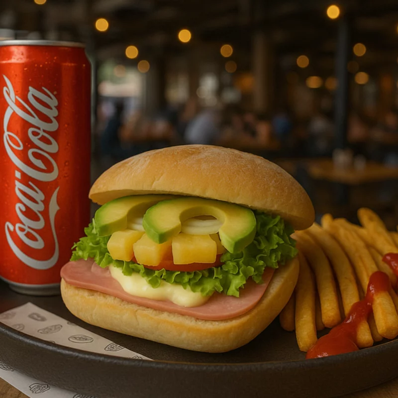 Torta Hawaina + Bebida