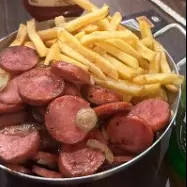 PORÇÃO DE CALABRESA COM BATATA