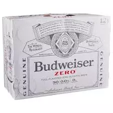 BUDWEISER ZERO  350ML CX 8 UND.