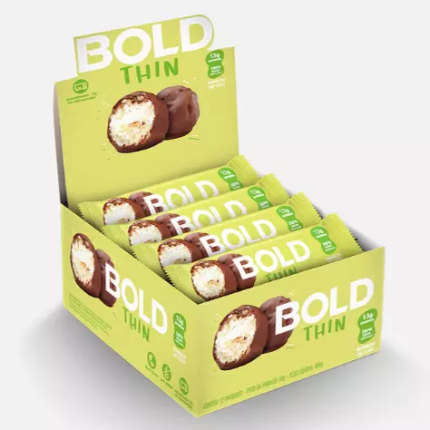 Barra proteica bombom de coco THIN