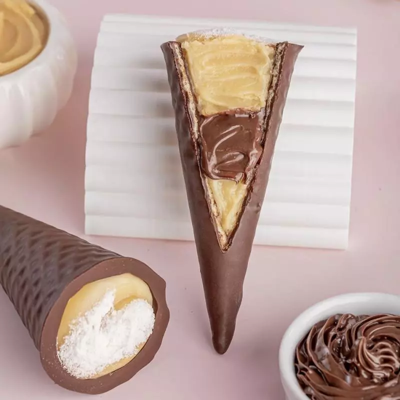 Cone Trufado Ninho com Nutella