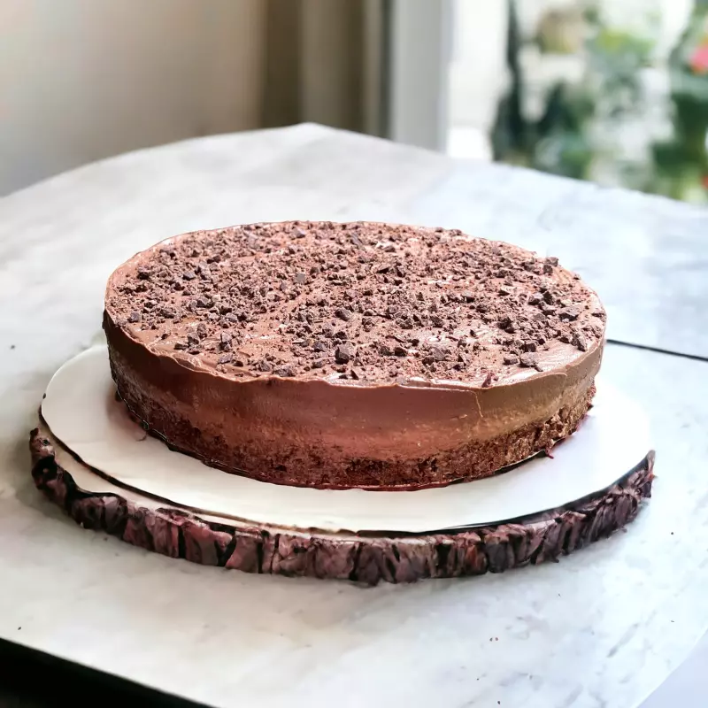 Bolo Brownie com brigadeiro  LOWCARB