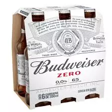 Budweiser zero 330ML long c/24unid.