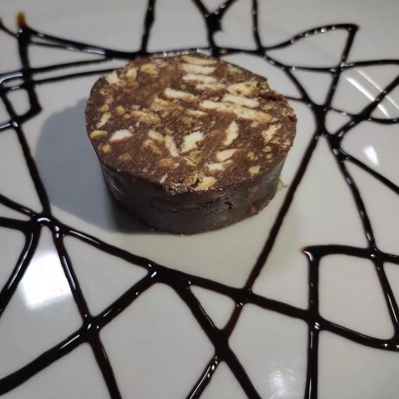 Salchichon de chocolate