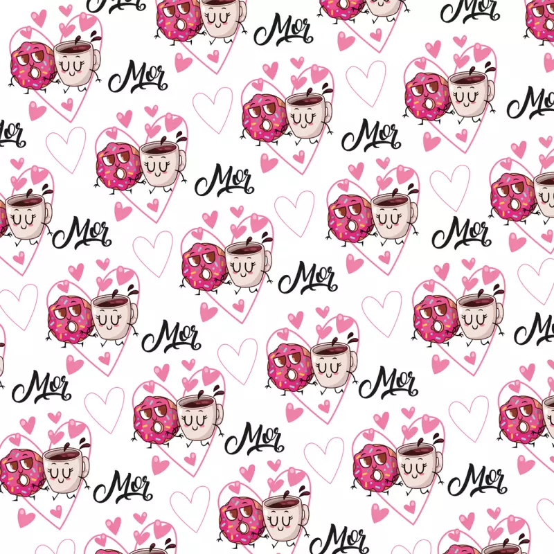 PAPEL DE REGALO MORR TAZA DONUTS