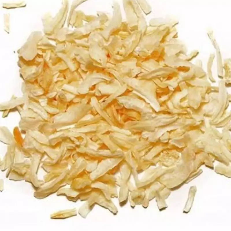 Cebola desidratada tiras