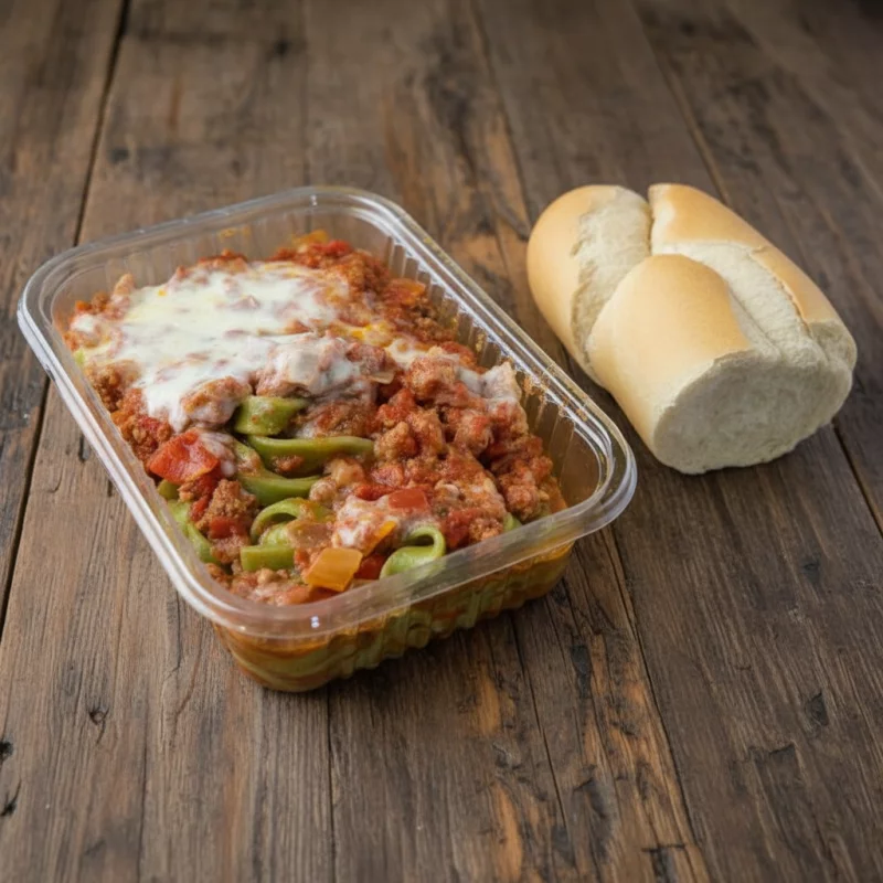 Fideos Cinta de Espinaca con bologne