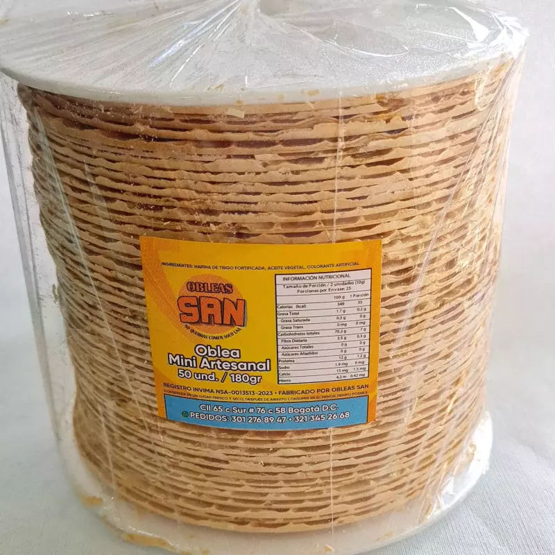MINI OBLEA ARTESANAL