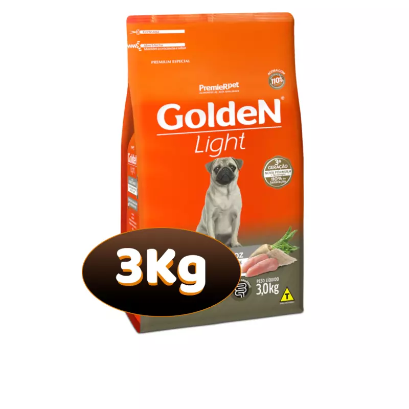 3 Kg - GoldeN light Adultos Peq Fran
