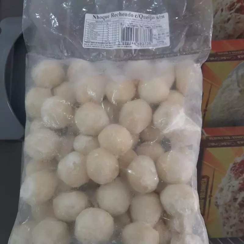 Nhoque Recheado com Queijo sem Molho 1kg