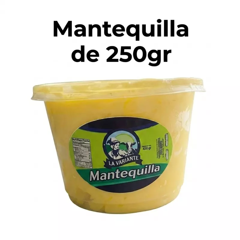 Mantequilla de vaca 250gr