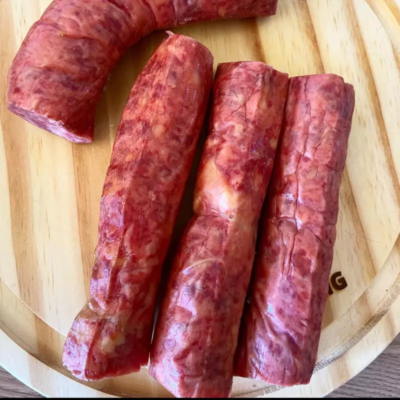 LINGUIÇA PURA OU RECHEADA BACON 500G