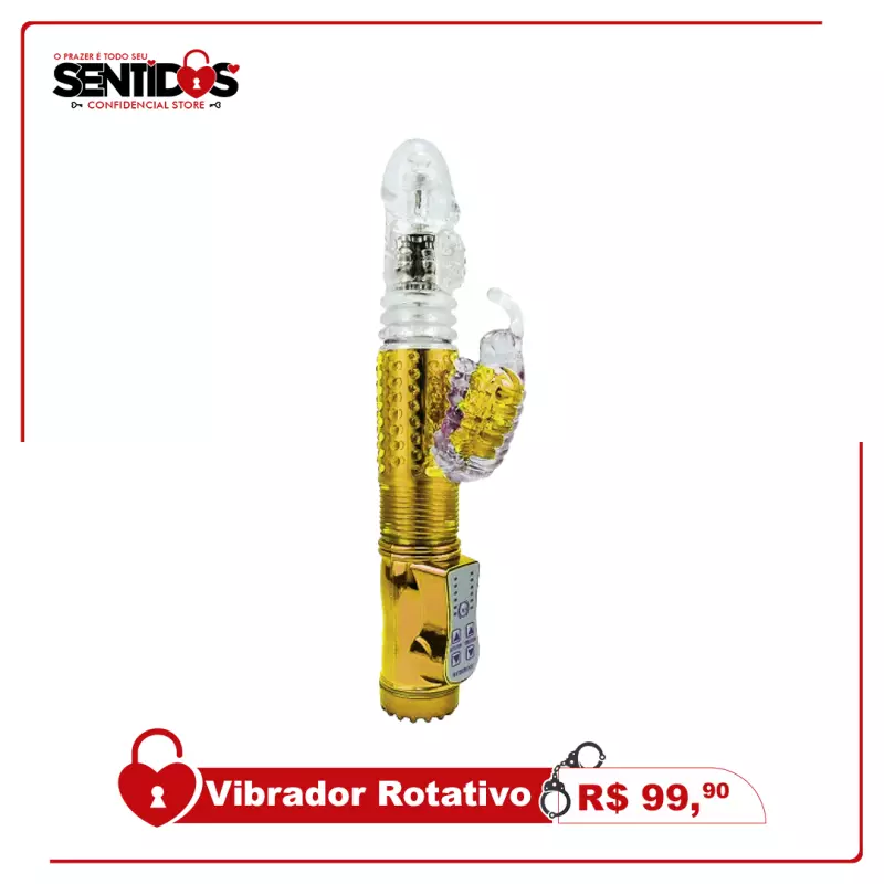 Vibro Rotativo Vai e Vem 36 Vibraçõe