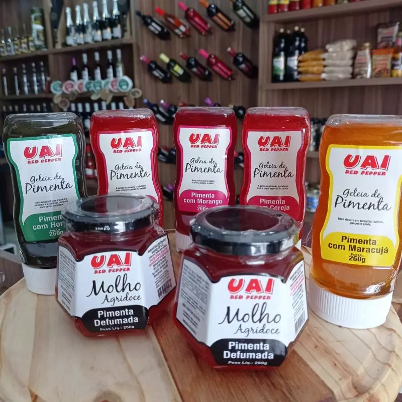 Geleia de pimenta agridoce