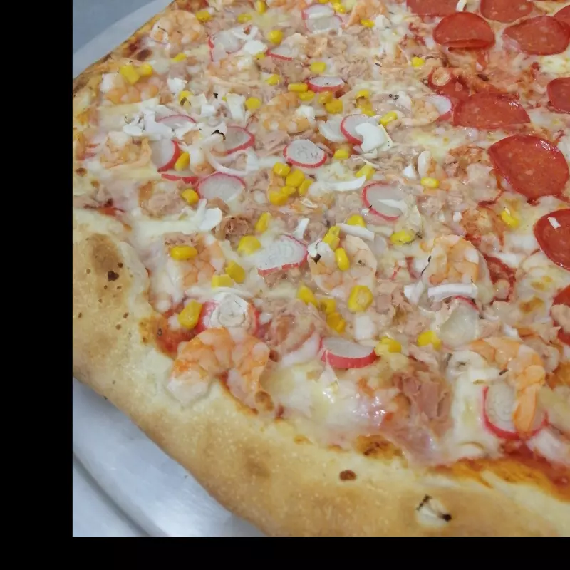 PIZZA DE MARISCOS