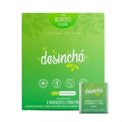 Desinchá Dia Caixa 60 Sachês