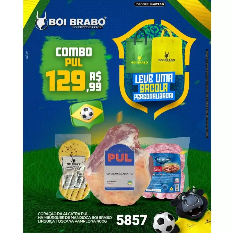 COMBO CORAÇÃO DA ALCATRA