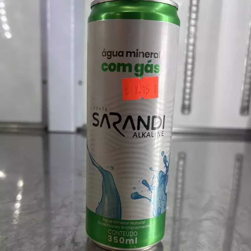 SARANDI alkaline agua mineral C/GÁS
