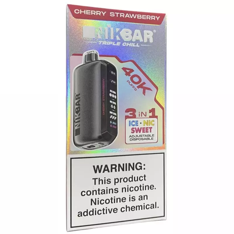 NIKBAR 40k Cereja com Morango