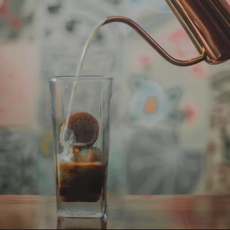 Vainilla iced Cubed Latte