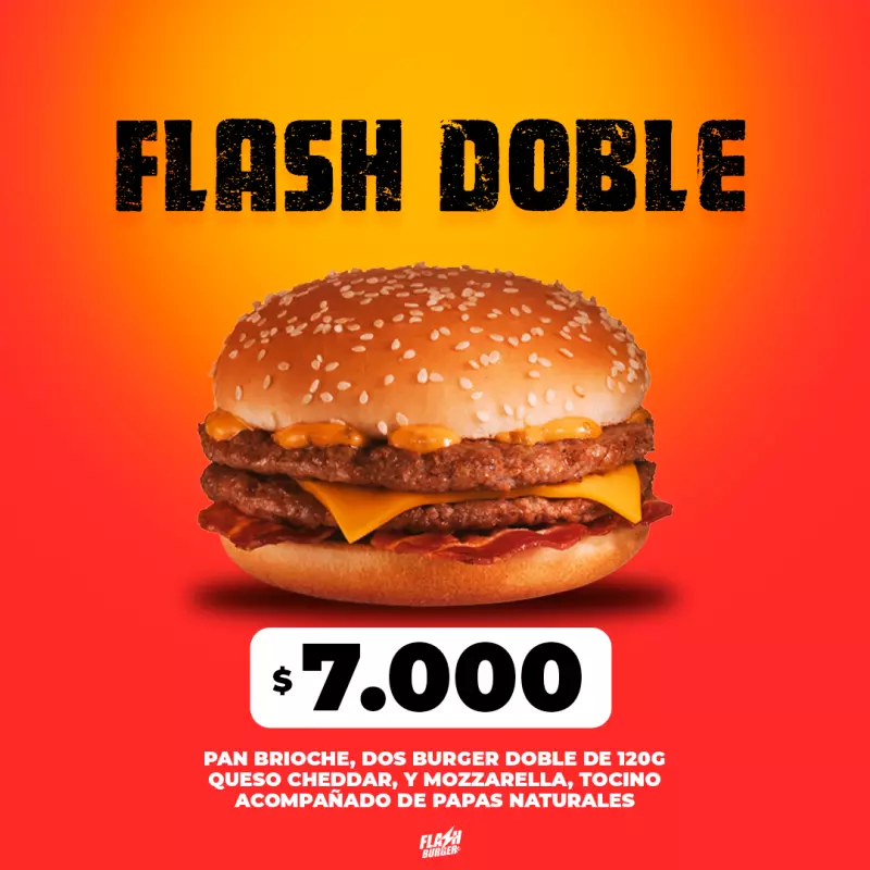 PROMO FLASH DOBLE (BURGUER)