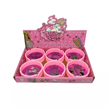 Cinzeiro de Silicone C/ Fundo de Vid