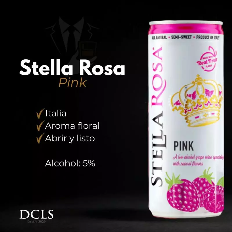 Stella Rosa pink lata