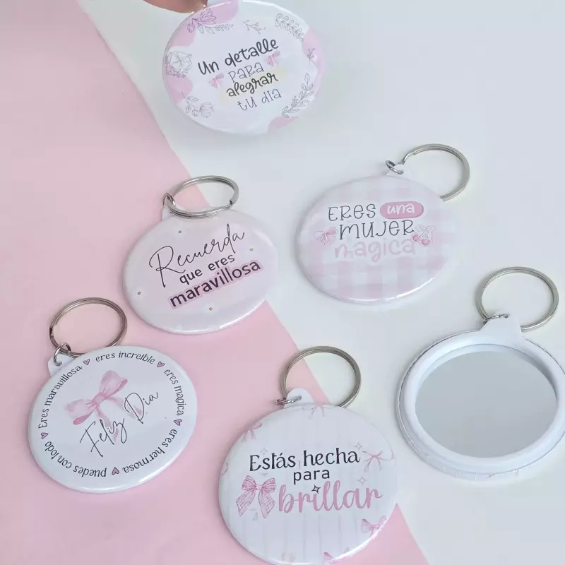 Llavero Espejo Mujer