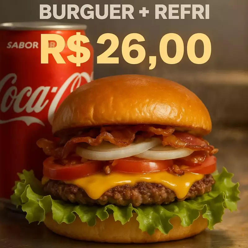 TWO SMASH + REFRIGERANTE