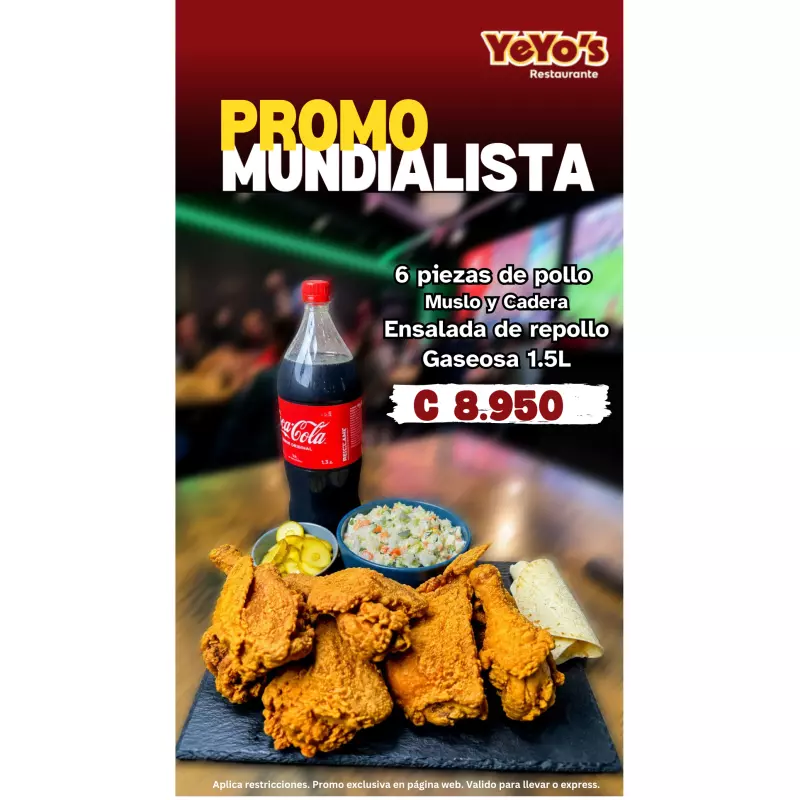 Promo Mundial 6 pcs Myc+Repo+cc 1.5