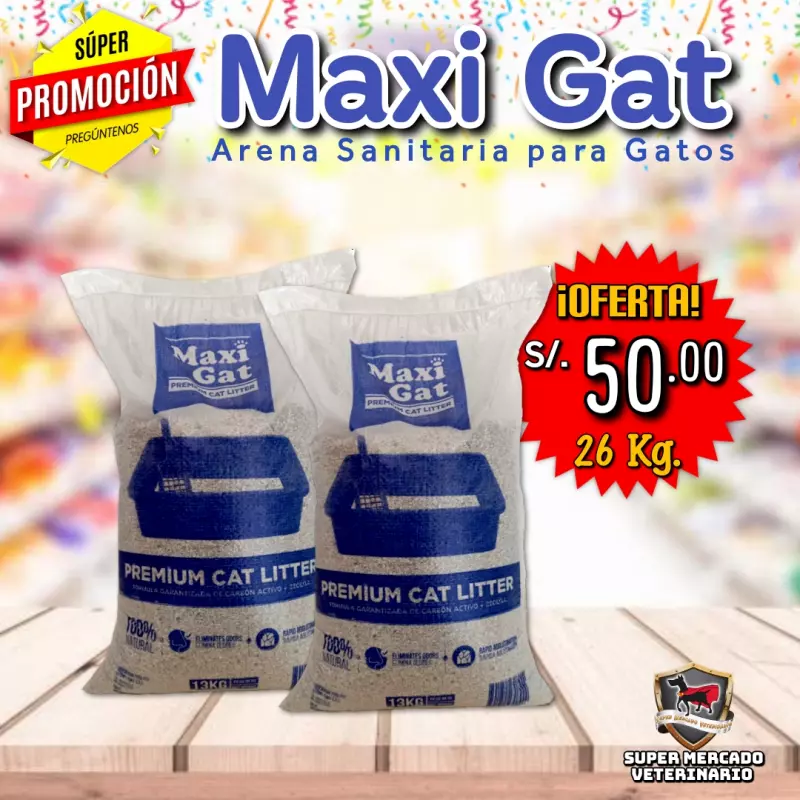 Promo Arena MaxiGat 26 KG.