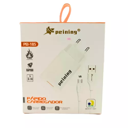 CARREGADOR V8 PEINING 3.1A PEI-185